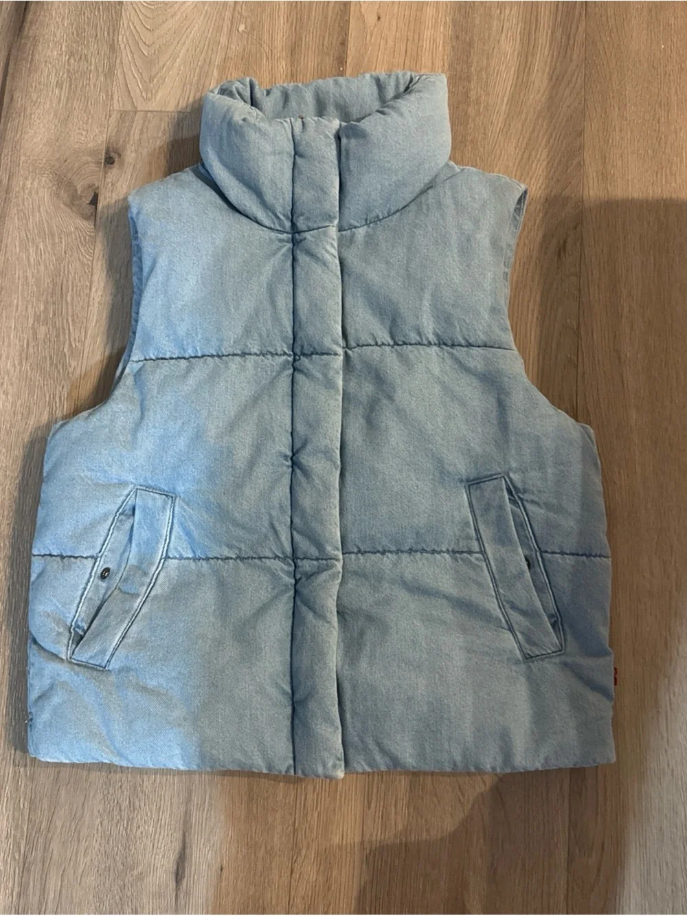 Levi's Light Blue Puffer Vest for Kids